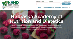 Desktop Screenshot of eatrightnebraska.org