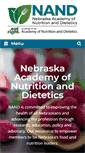 Mobile Screenshot of eatrightnebraska.org